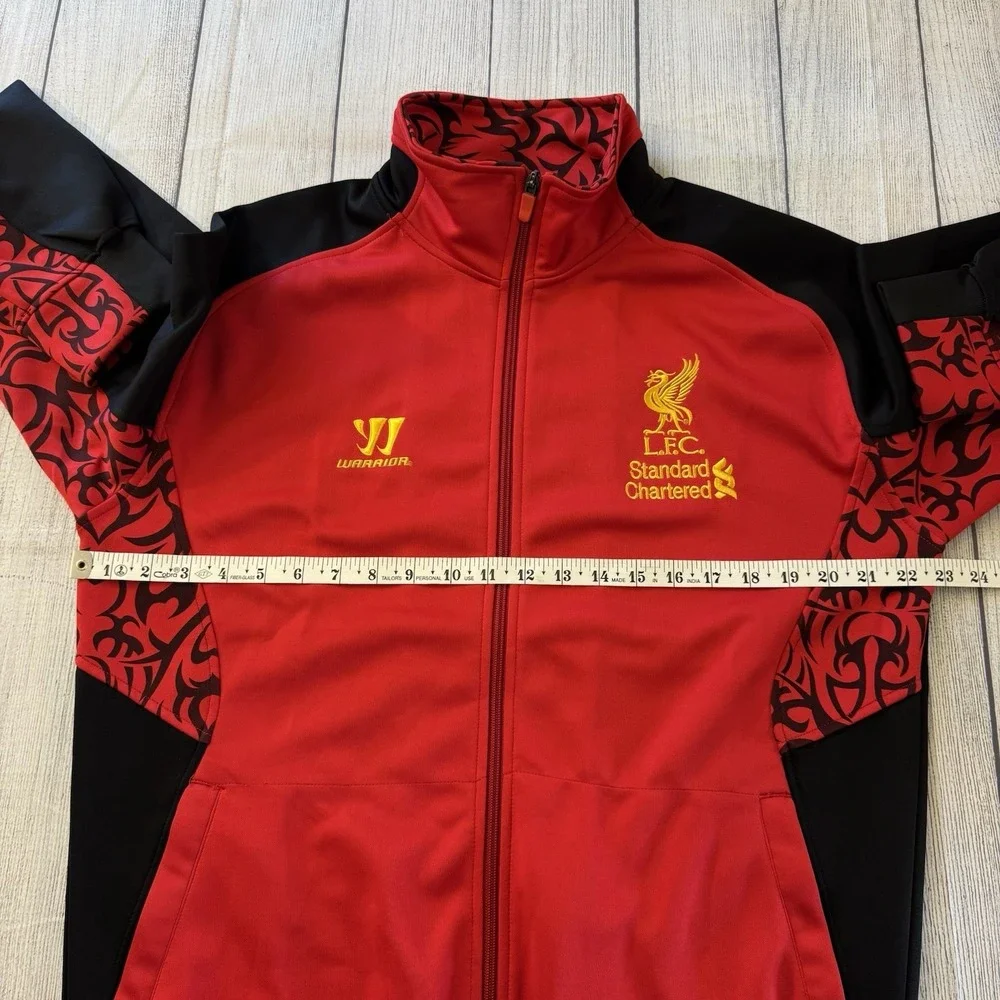 WARRIOR FC LIVERPOOL 2012/2013 JACKET TRACK TOP SOCCER FOOTBALL RED‎ XL MENS